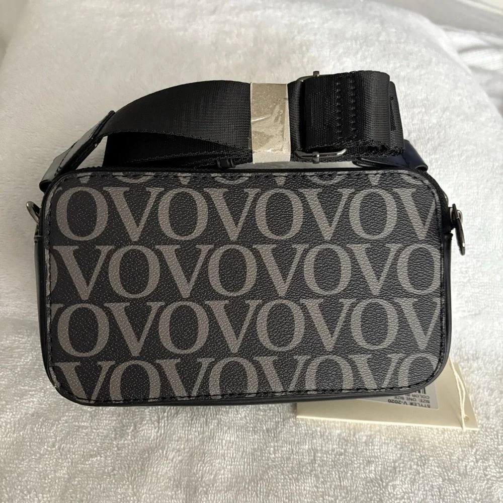 Valentino Orlandi, Camera Bag Black/vovo Crossbody, Shoulder Strap Luxury